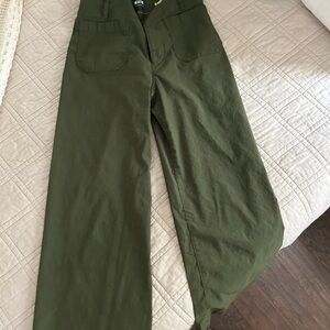 Anthropology Colette by Maeve Olive Wide Leg Pants. Worn Once
